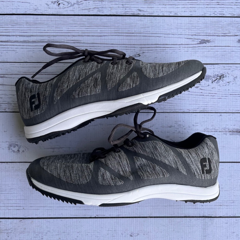 FootJoy FJ‎ Womens Spikeless Golf Shoes Grey Sneakers Size 8 M